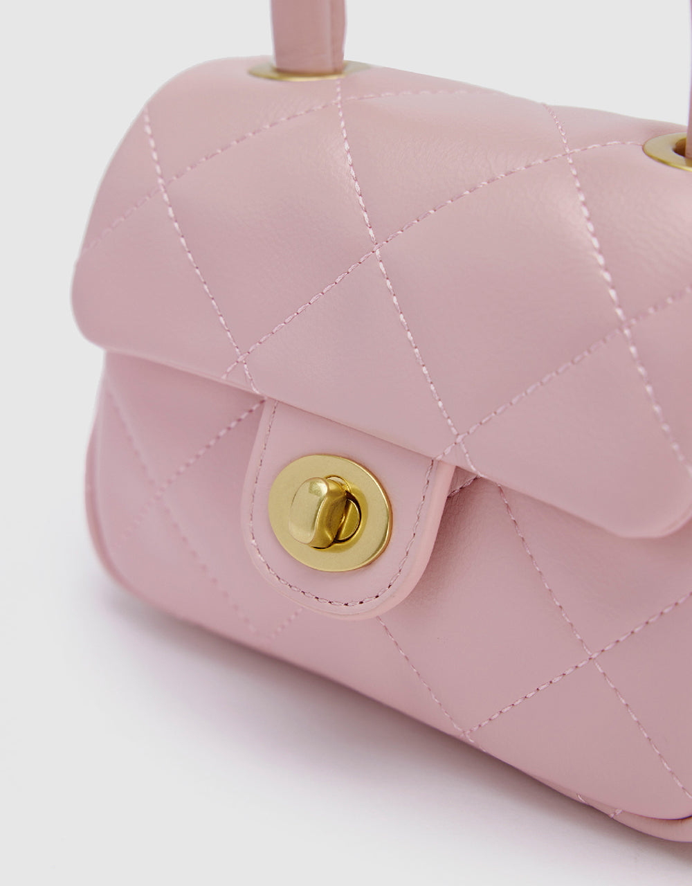 Turn-Lock Shoulder Bag