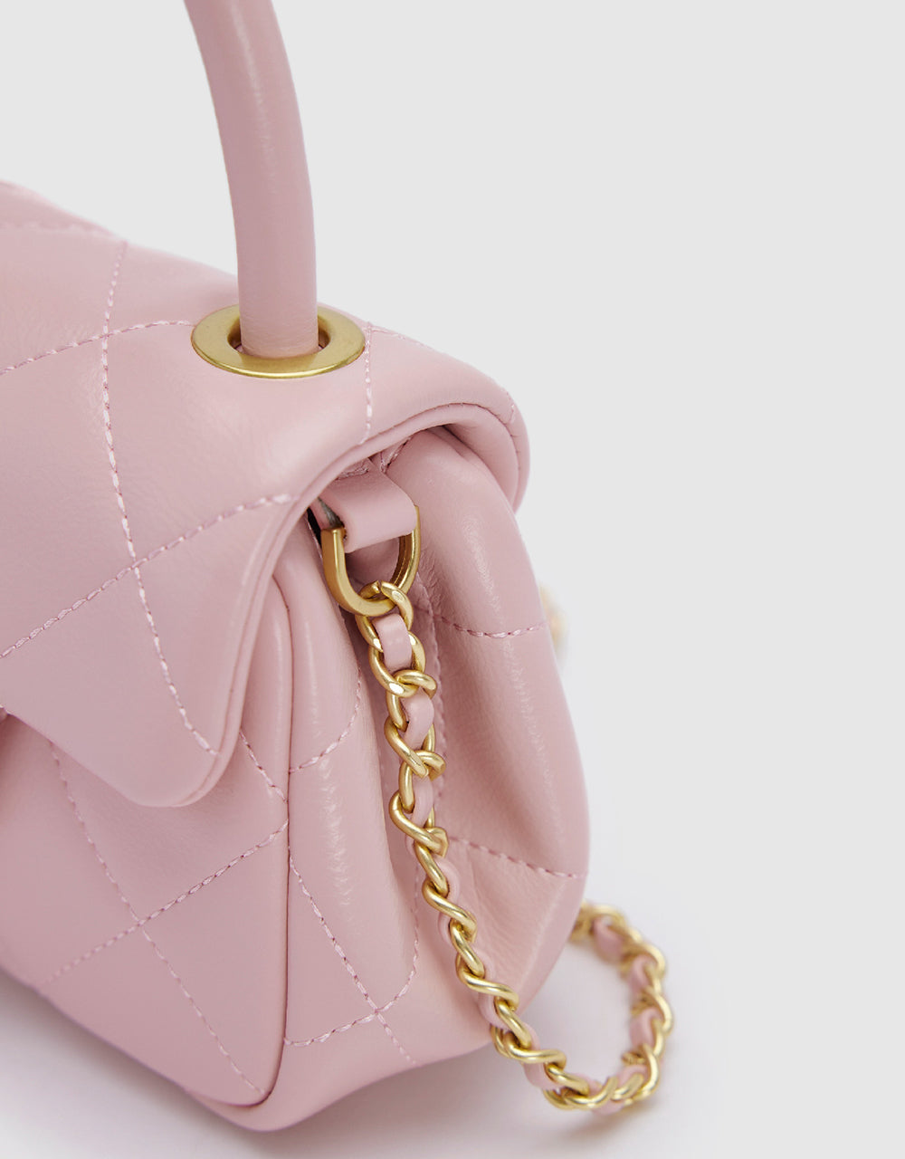 Turn-Lock Shoulder Bag