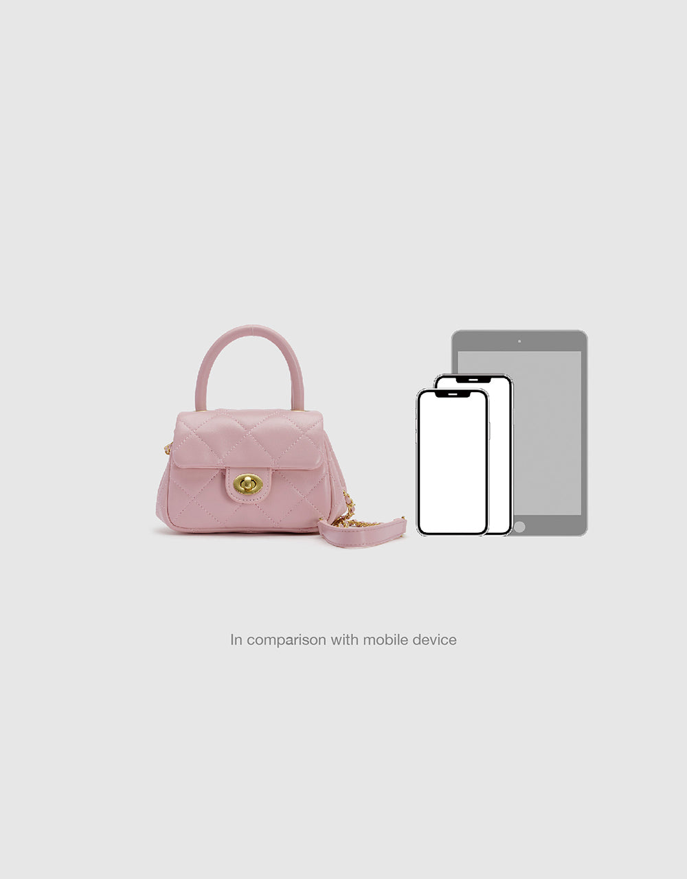 Turn-Lock Shoulder Bag
