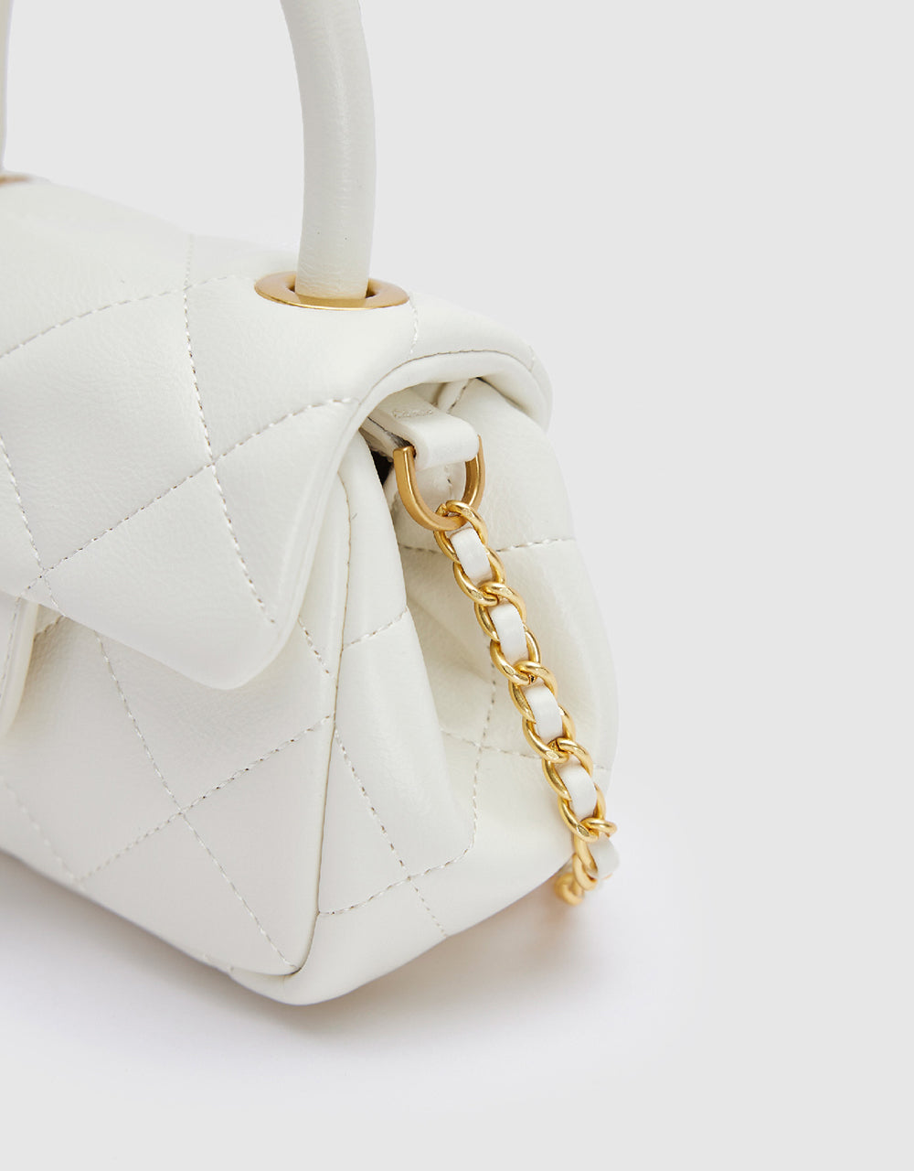 Turn-Lock Shoulder Bag