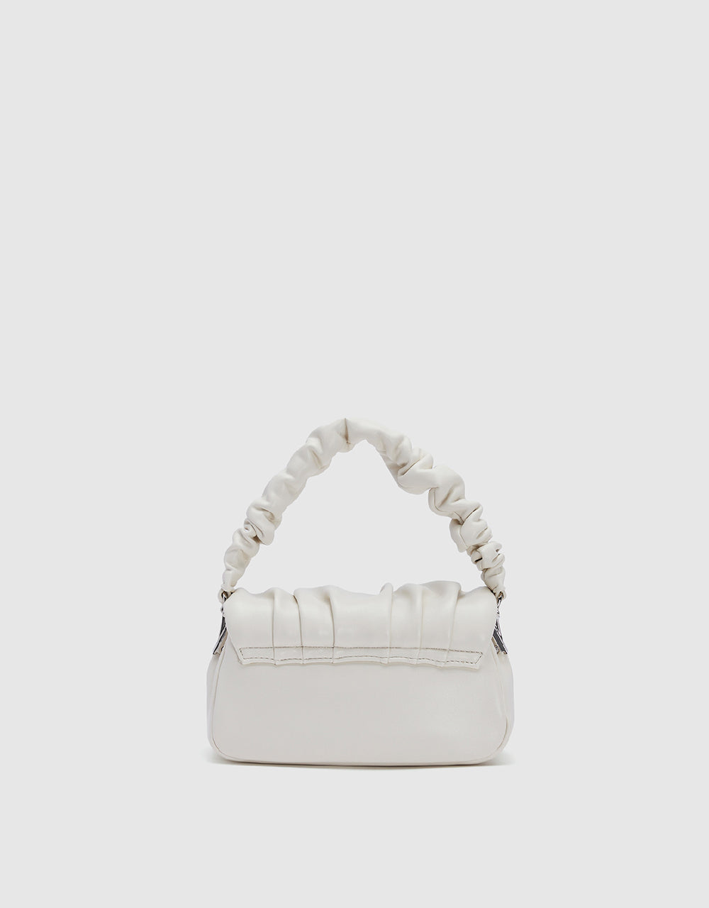 Ruched Shoulder Bag With Handle