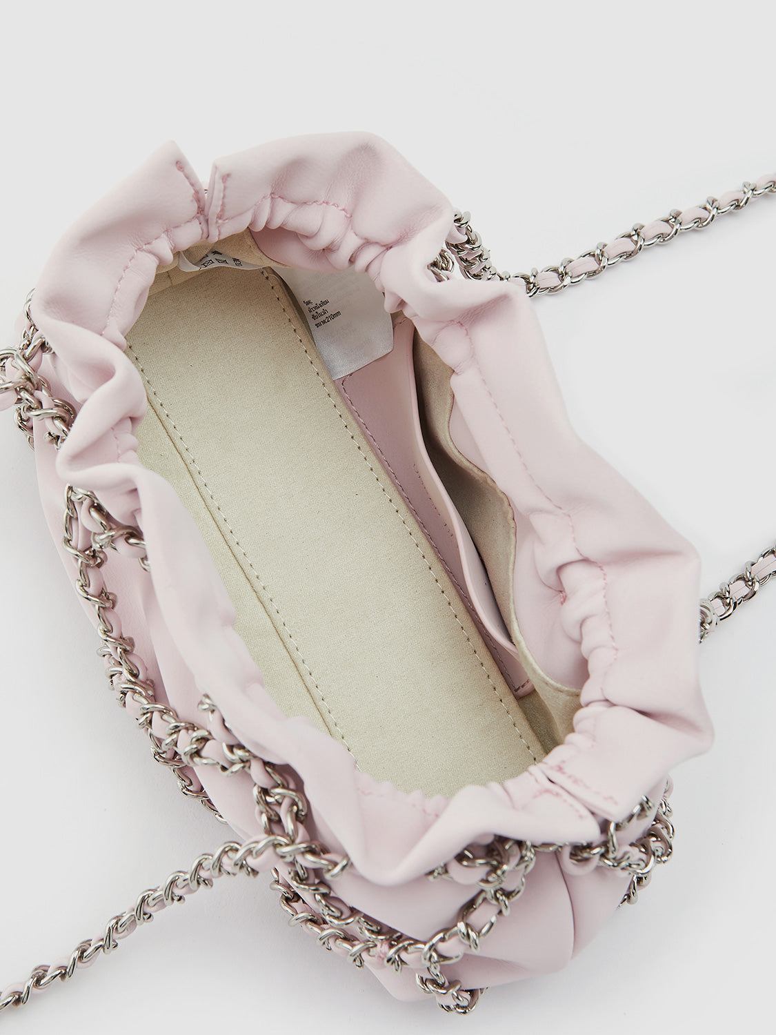 Chain Ruched Shoulder Bag
