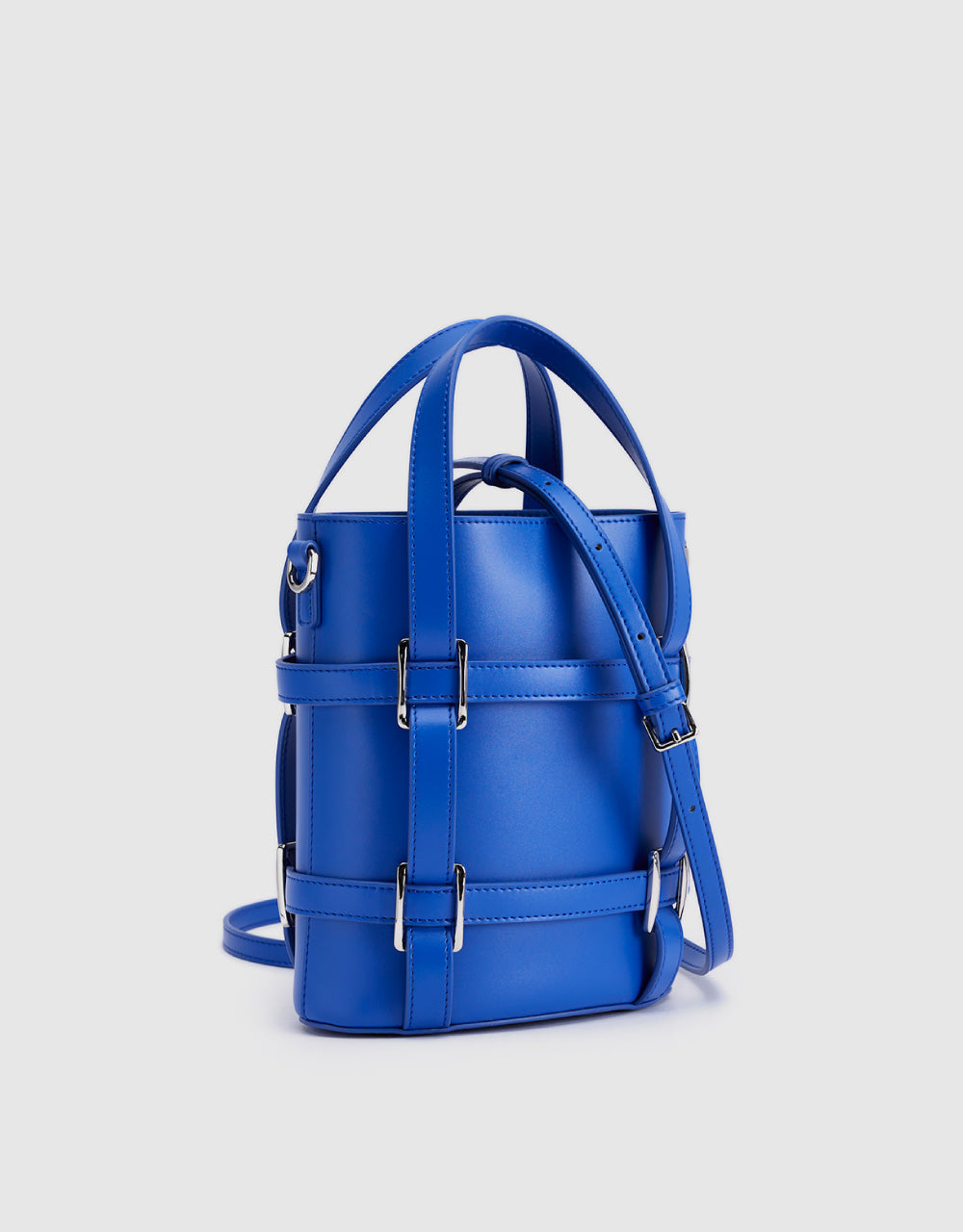 Buckle Décor Bucket Bag
