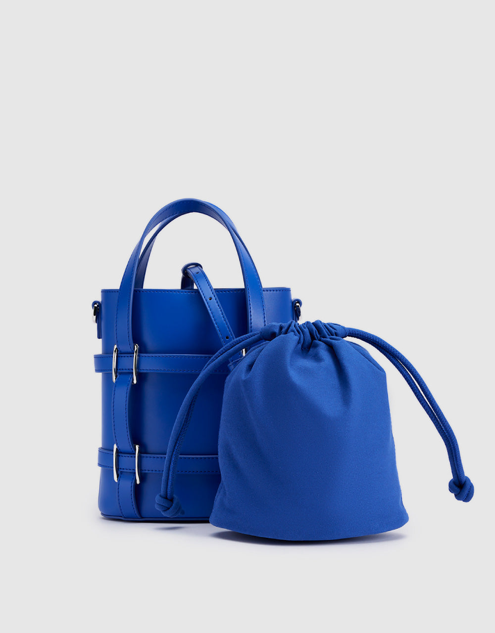 Buckle Décor Bucket Bag