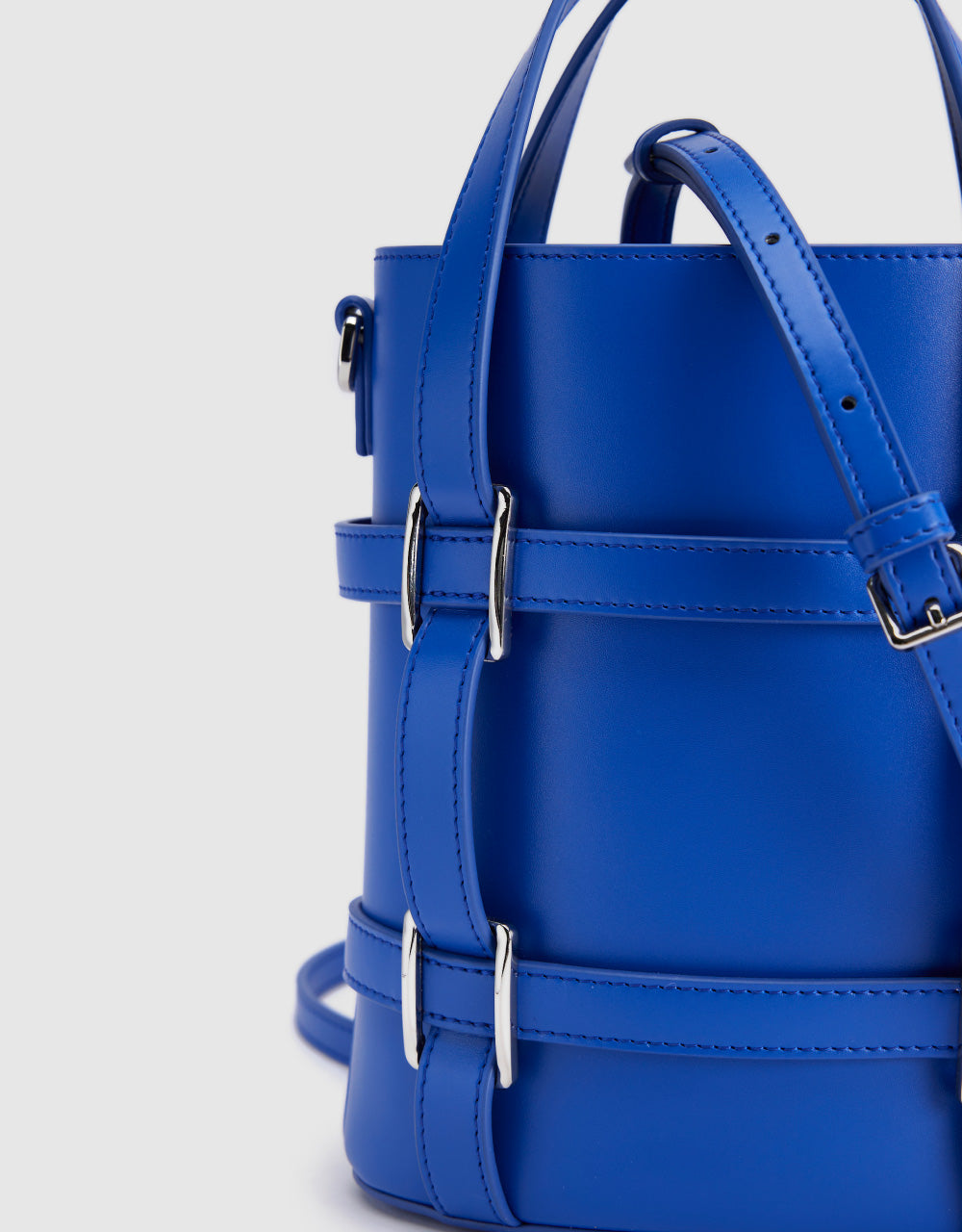 Buckle Décor Bucket Bag