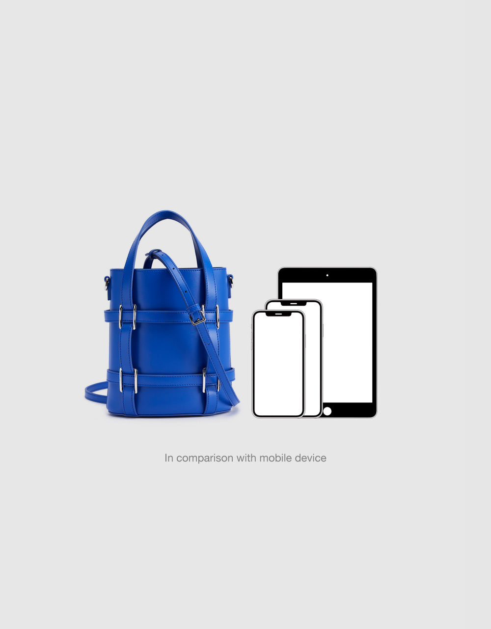 Buckle Décor Bucket Bag