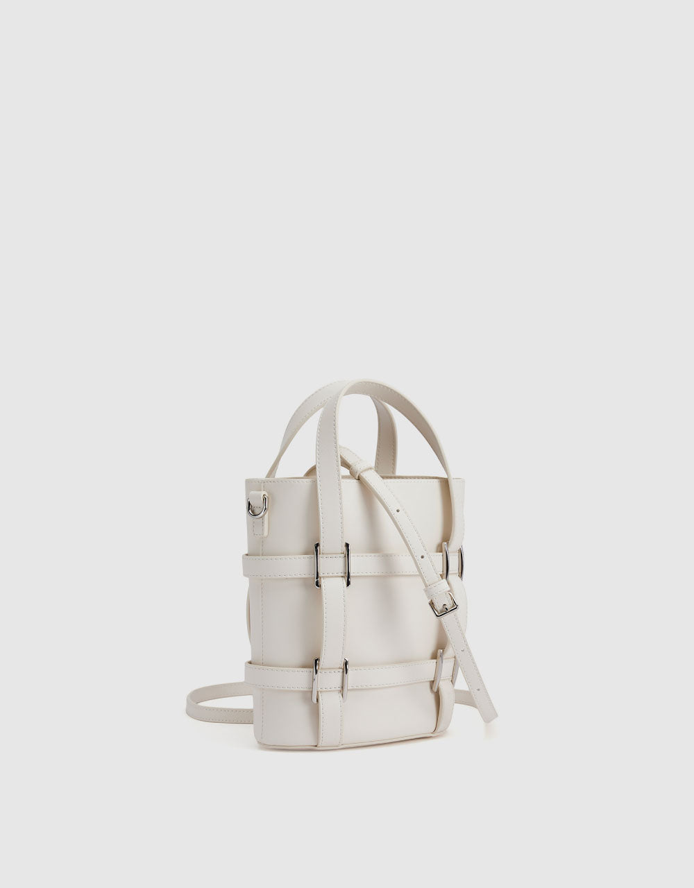 Buckle Décor Bucket Bag