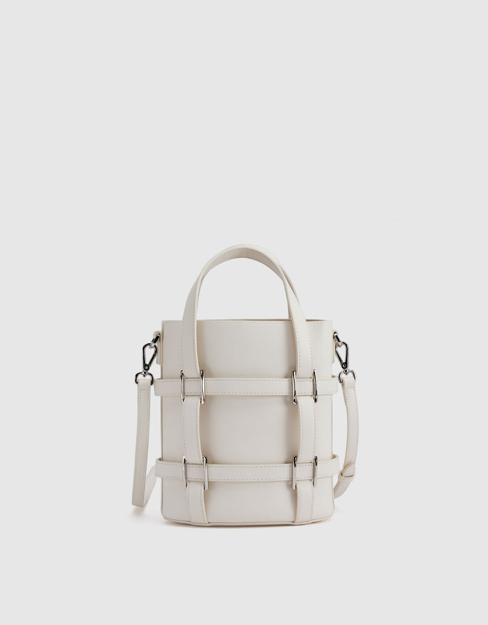 Buckle Décor Bucket Bag