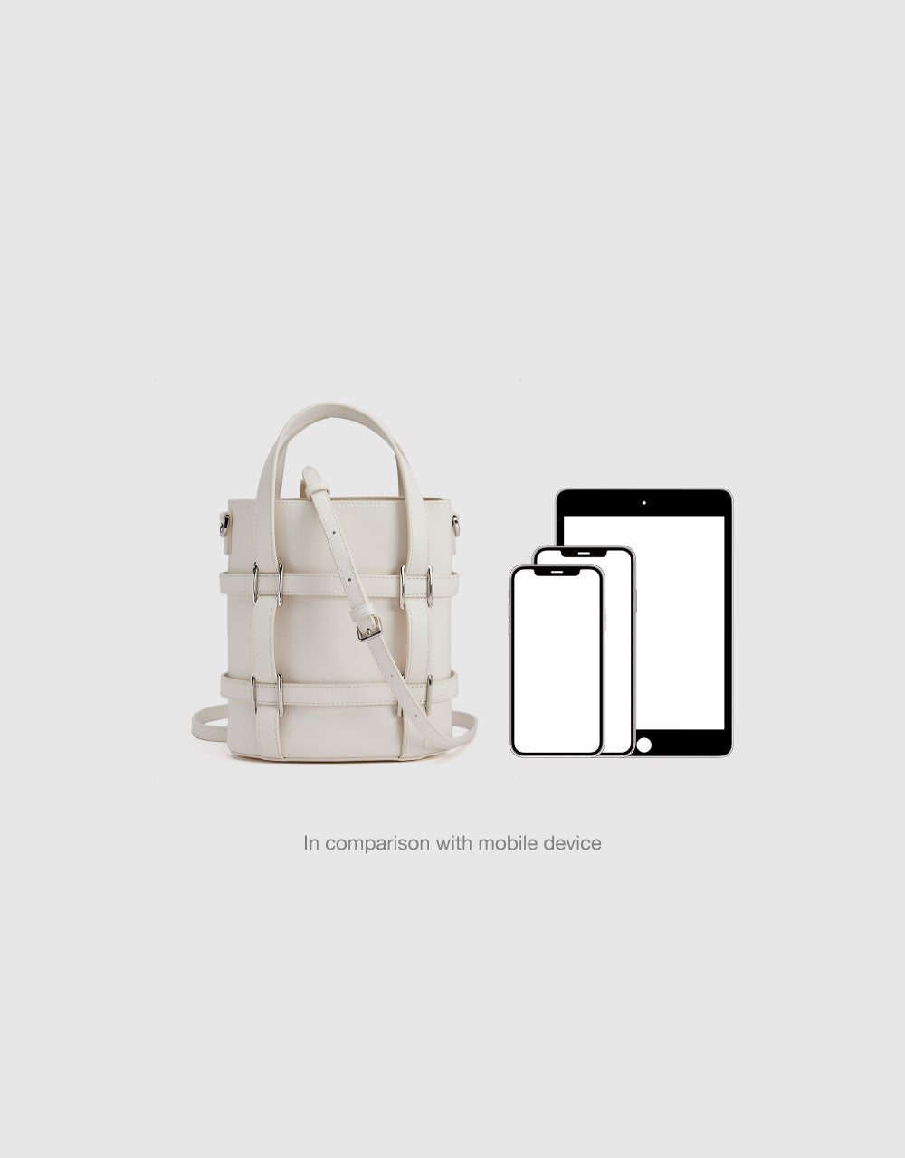Buckle Décor Bucket Bag