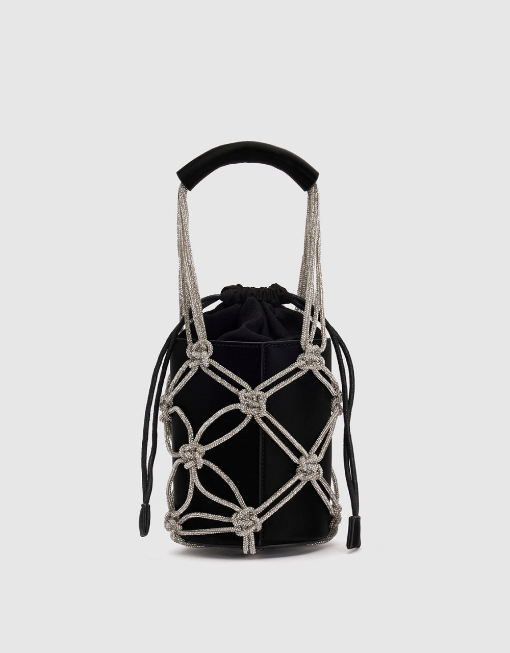 Knots Décor Vegan Leather Handbag