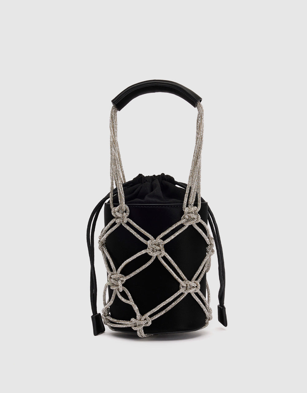 Knots Décor Vegan Leather Handbag