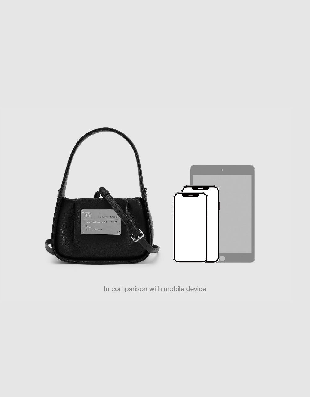 Metal Detail Shoulder Bag