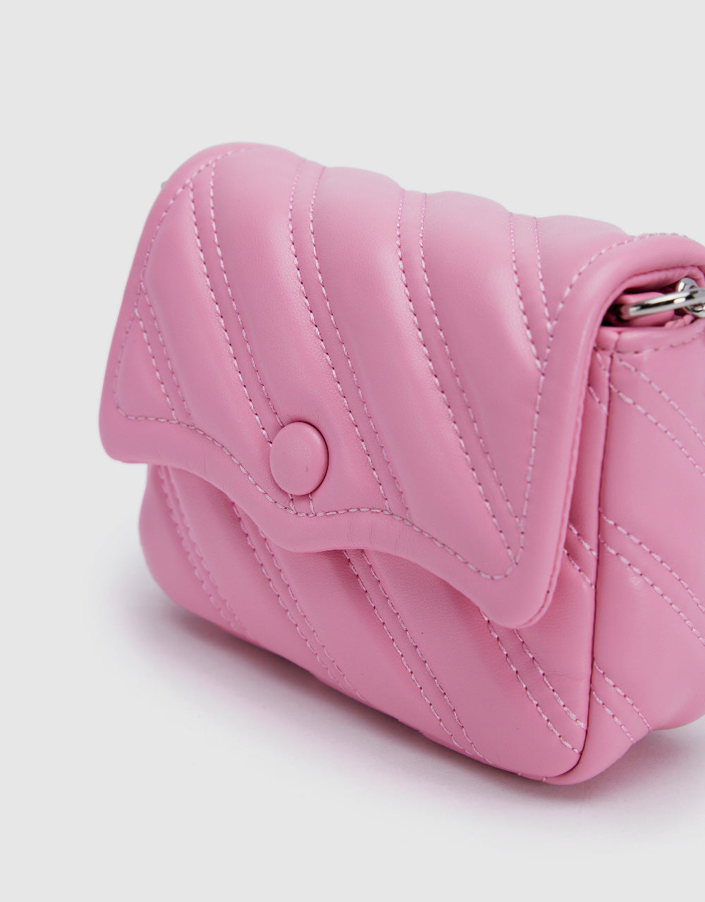 Press Button Crossbody Bag