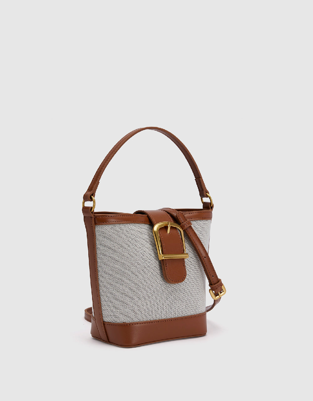 Two-Toned Bucket Bag