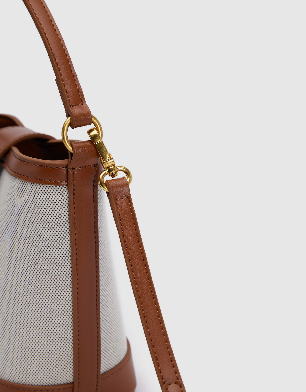 Two-Toned Bucket Bag