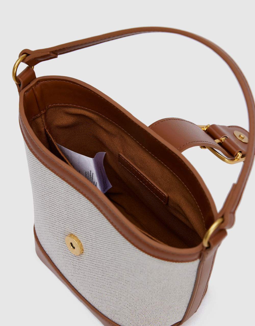Two-Toned Bucket Bag
