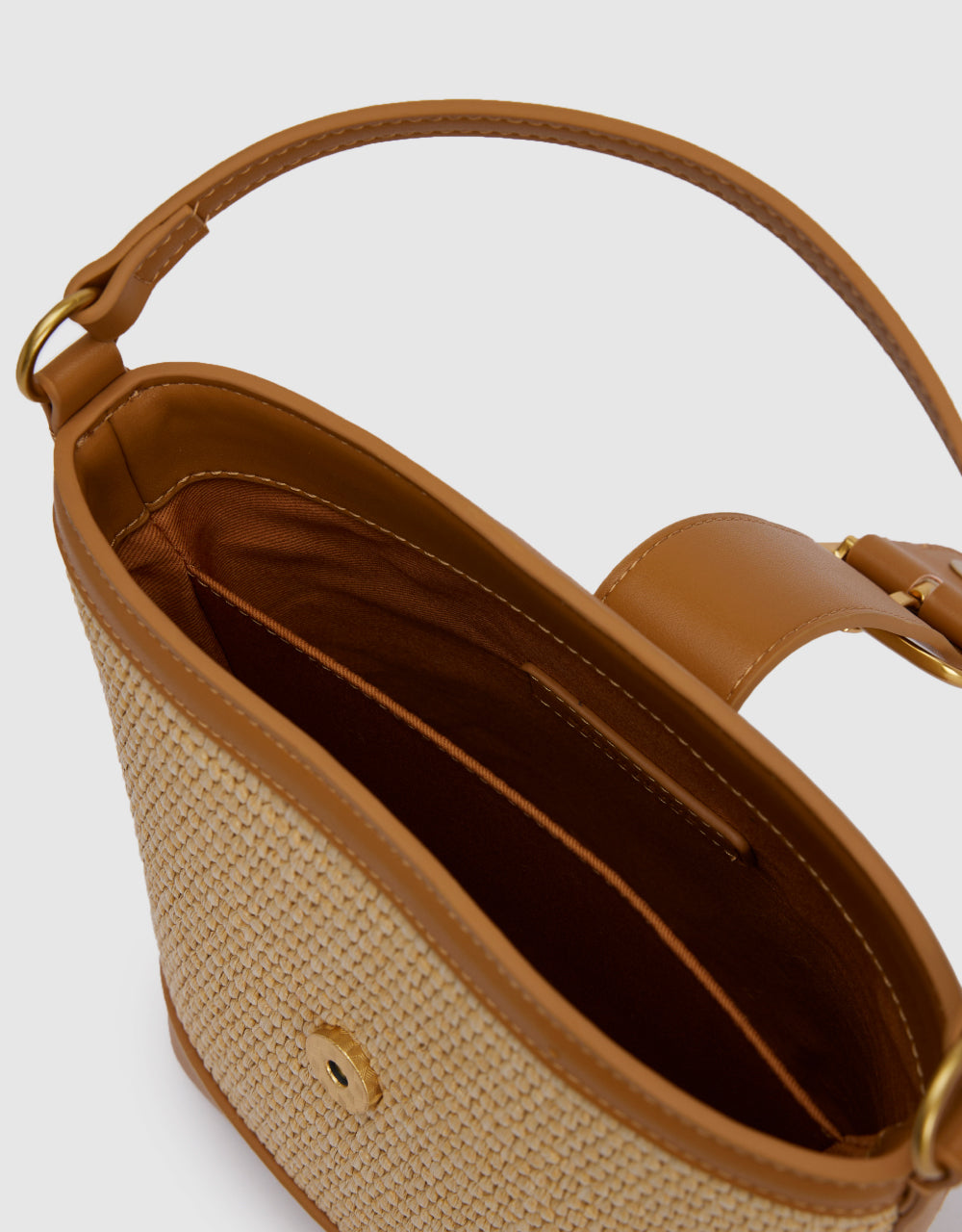 Two-Toned Bucket Bag
