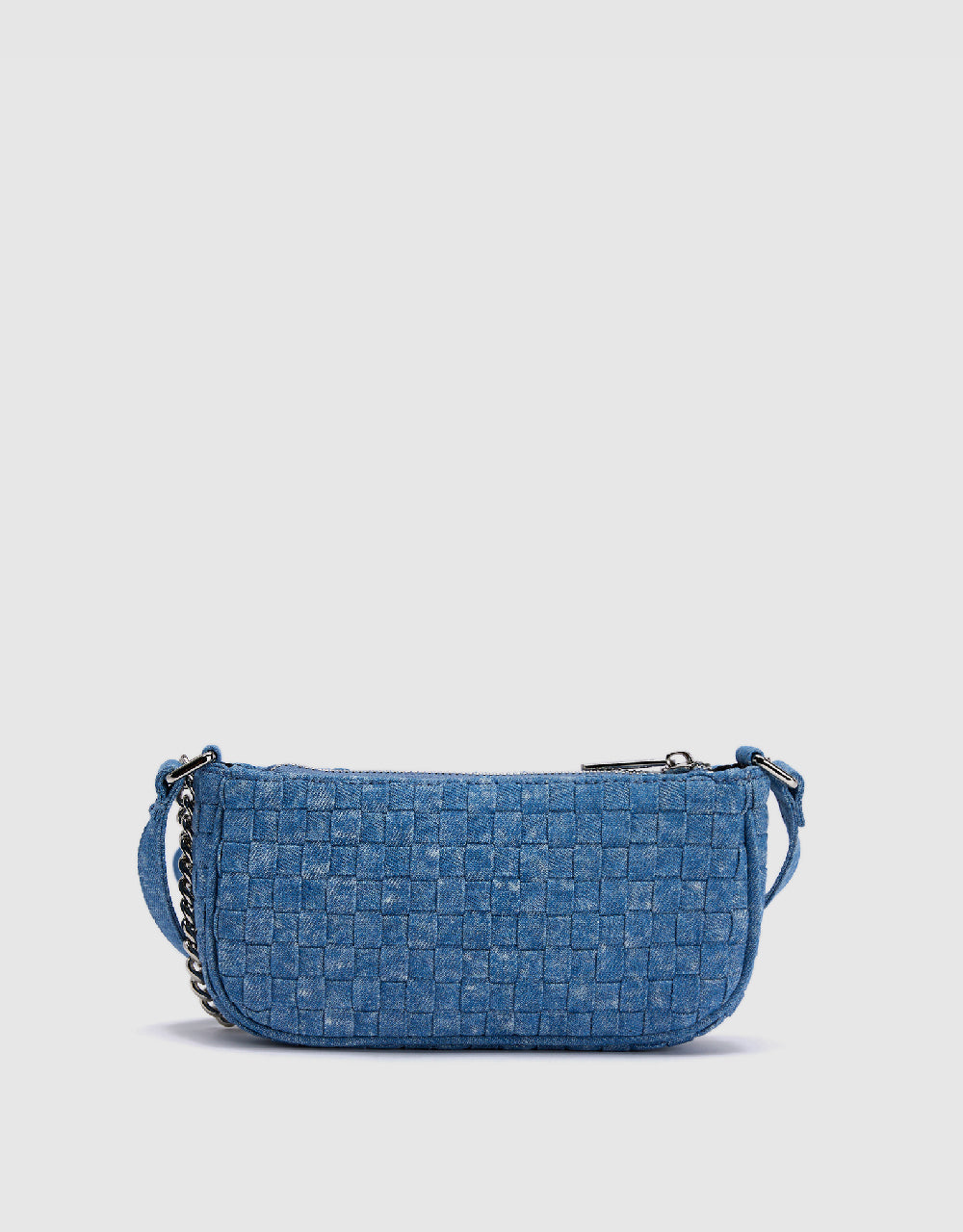 Denim Braided Crossbody Bag