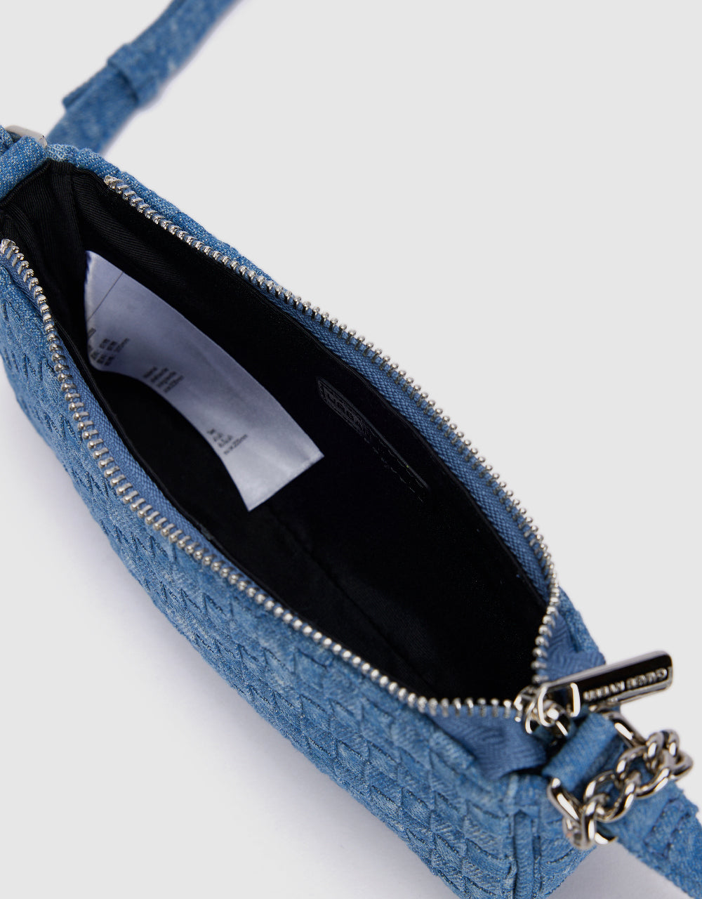 Denim Braided Crossbody Bag