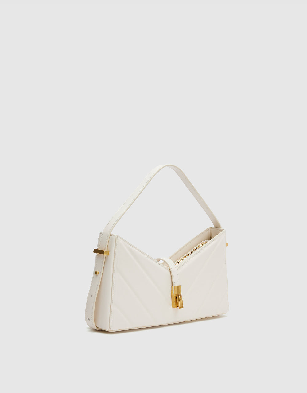 Vegan Leather Baguette Bag
