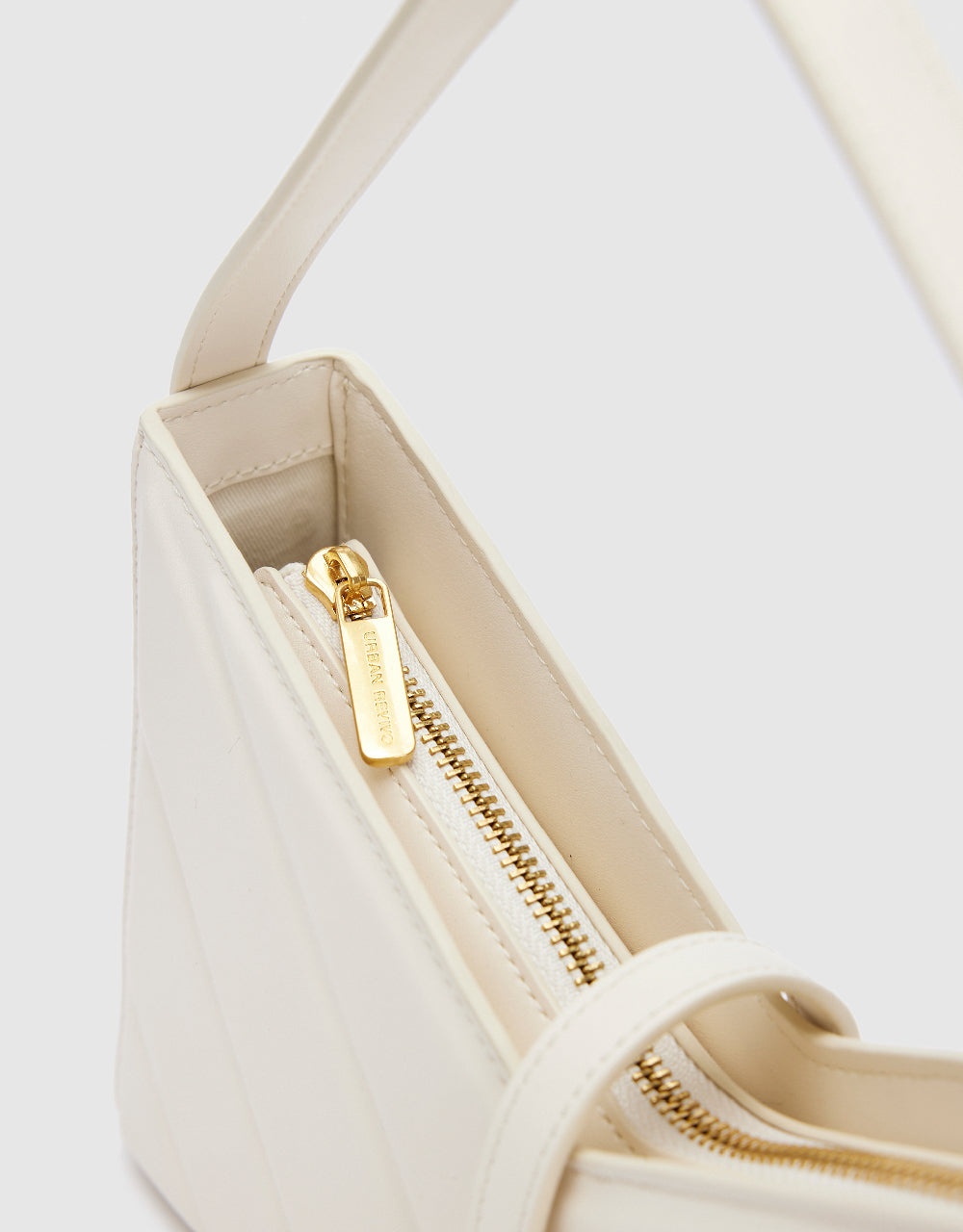 Vegan Leather Baguette Bag