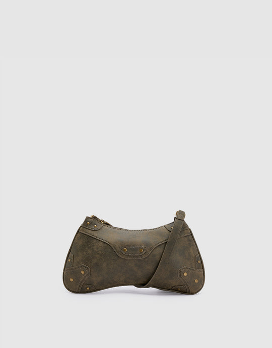 Aged Style Shoulder Bag