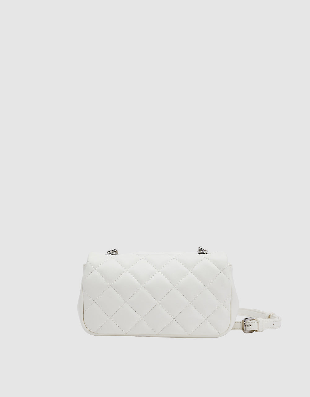Quilted Turn-Lock Shoulder Bag
