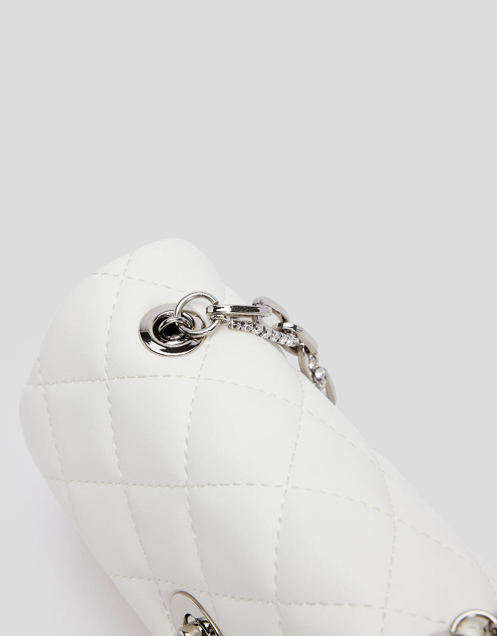 Quilted Turn-Lock Shoulder Bag