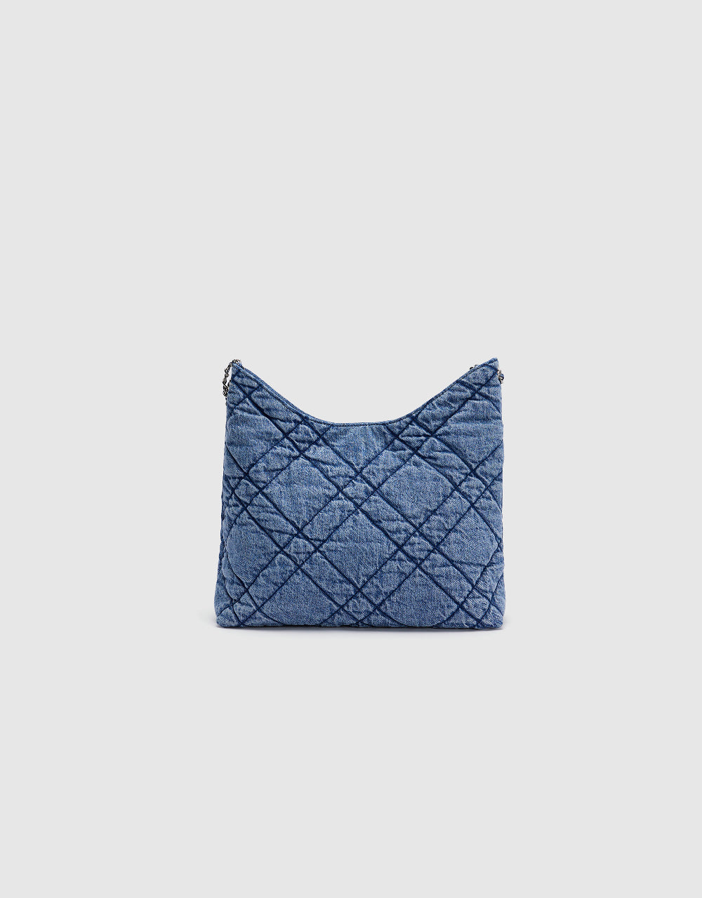 Quilted Denim Shoulder Bag