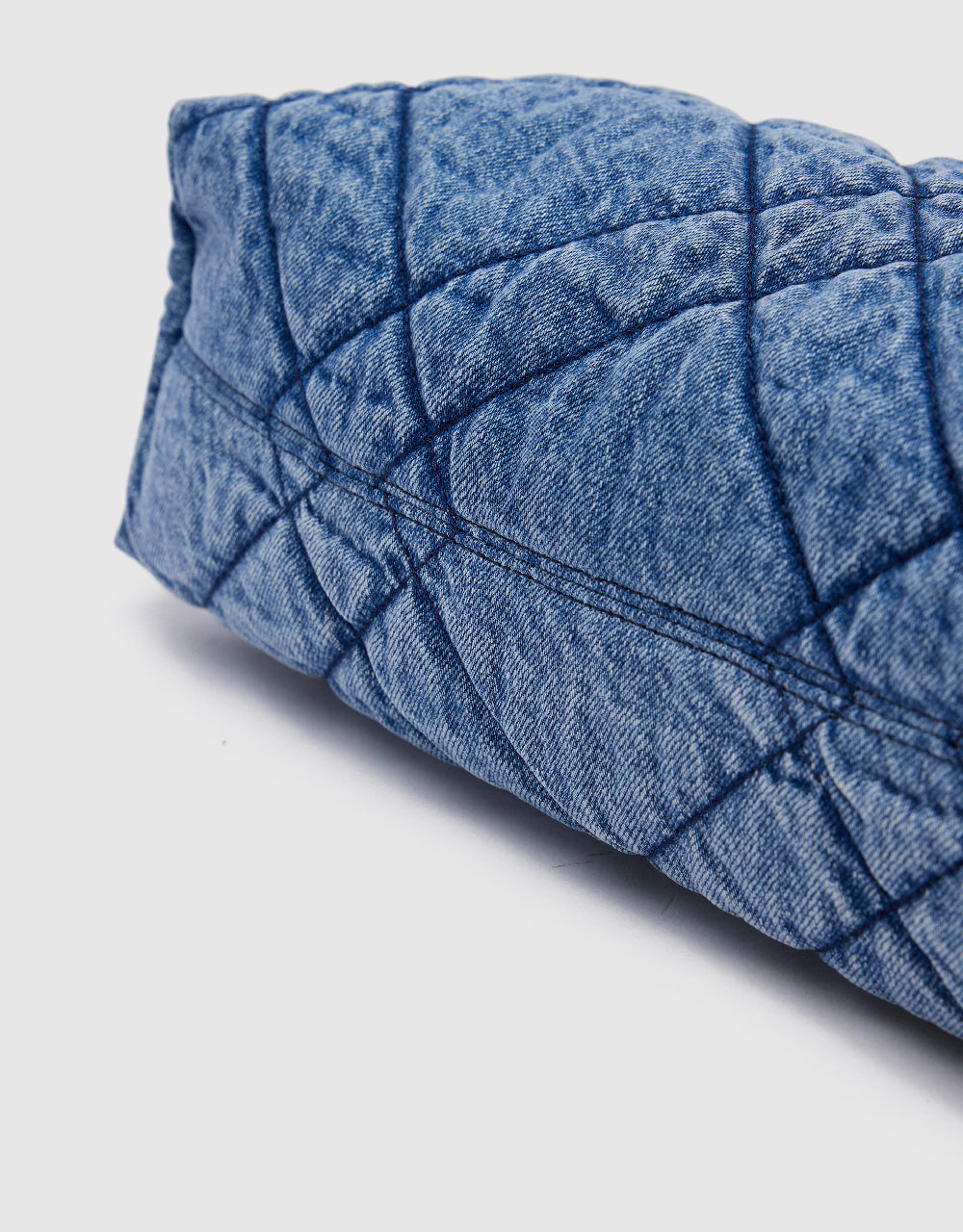 Quilted Denim Shoulder Bag