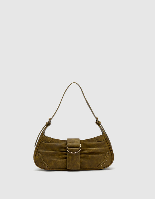 Buckled Shoulder Bag