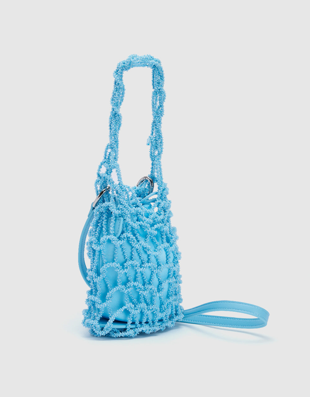 Fishnet Décor Shoulder Bag
