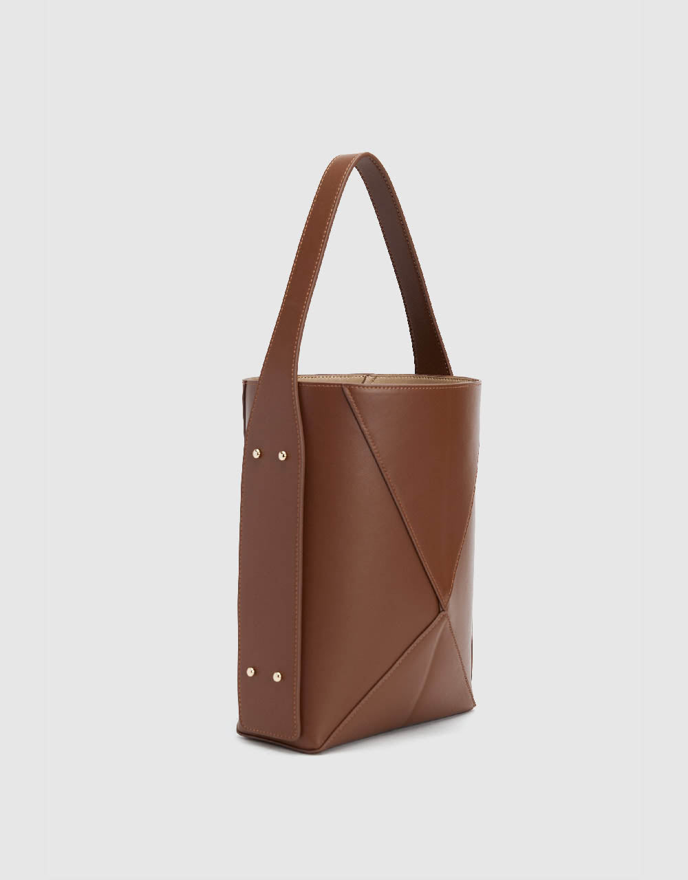 2 In 1 Vegan Leather Shoulder Bag