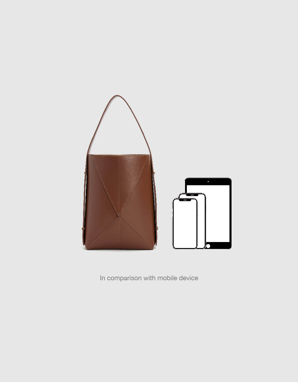 2 In 1 Vegan Leather Shoulder Bag