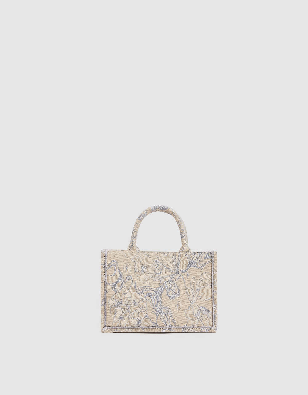 Letter Embossed Shoulder Bag