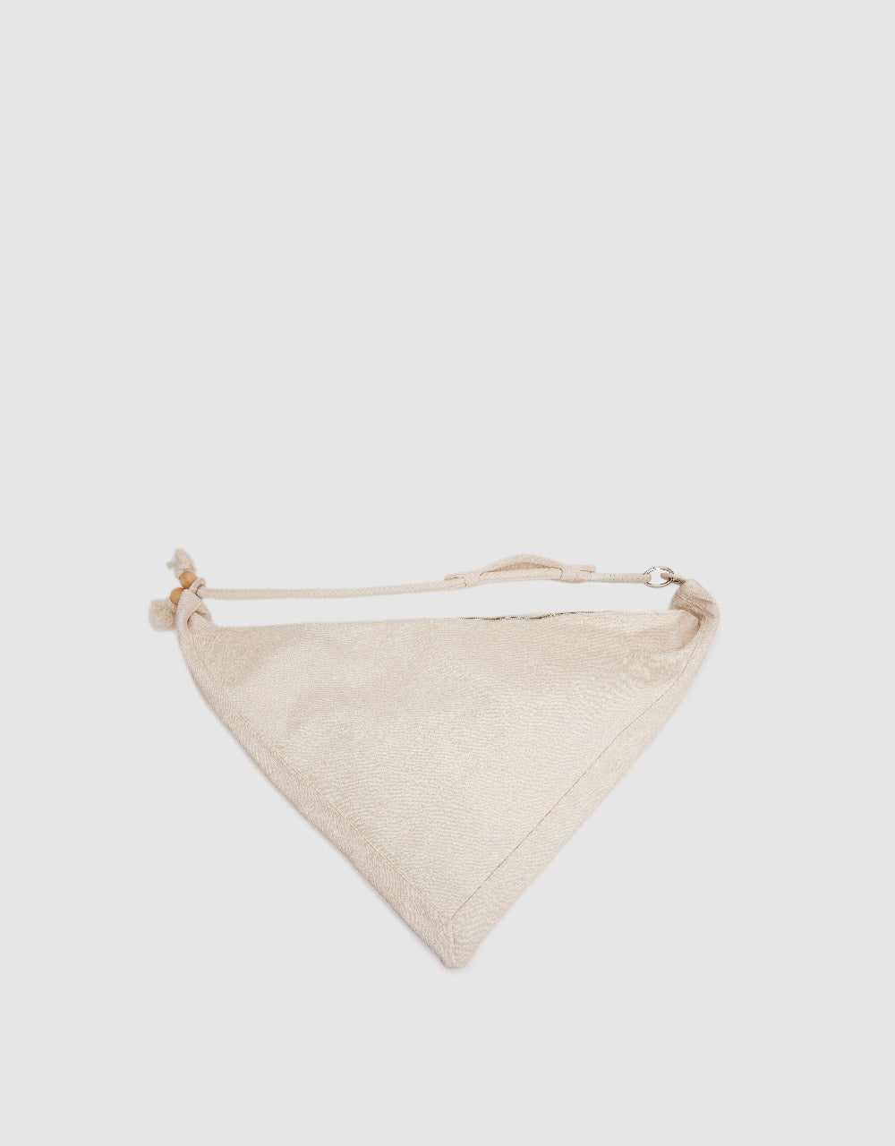 Triangle Shape Vegan Leather Shoulder Bag