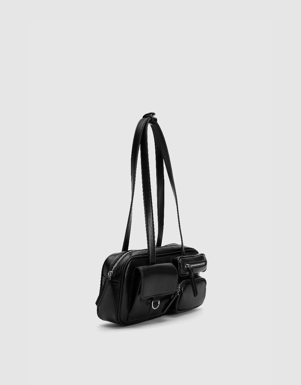 Vegan Leather Bowler Bag