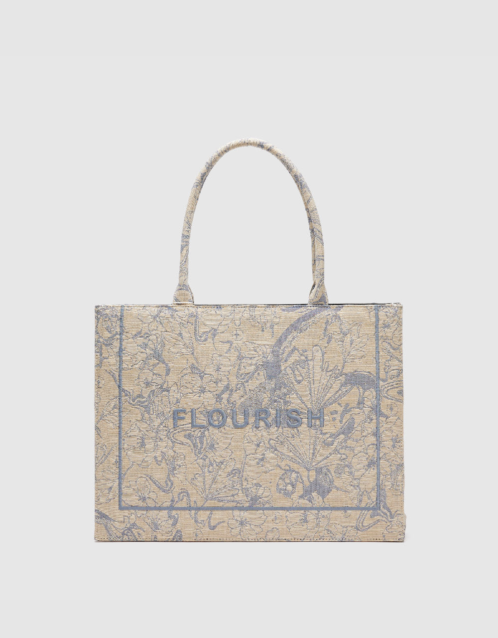 Printed Tote Bag With Stand Handle