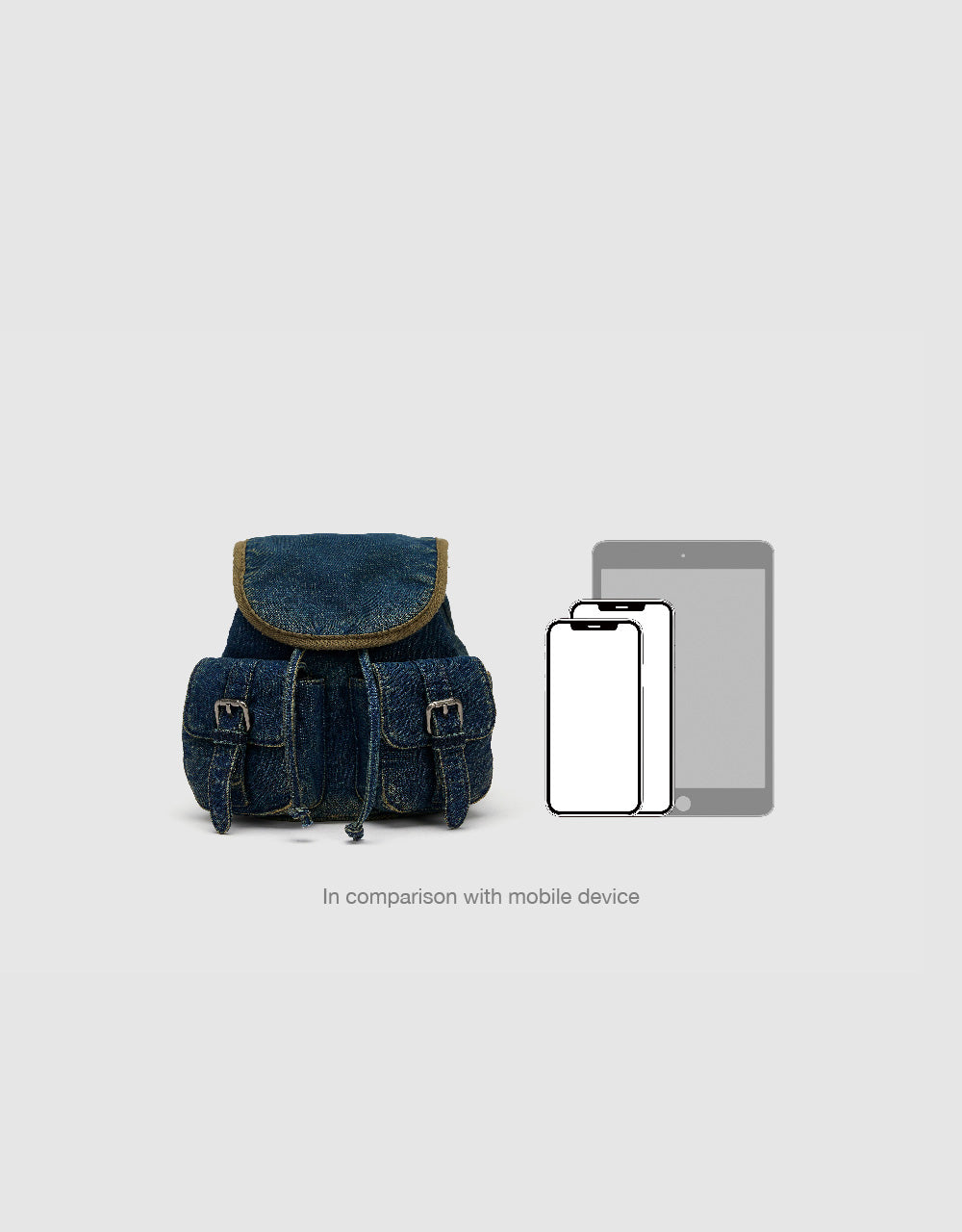 Denim Backpack