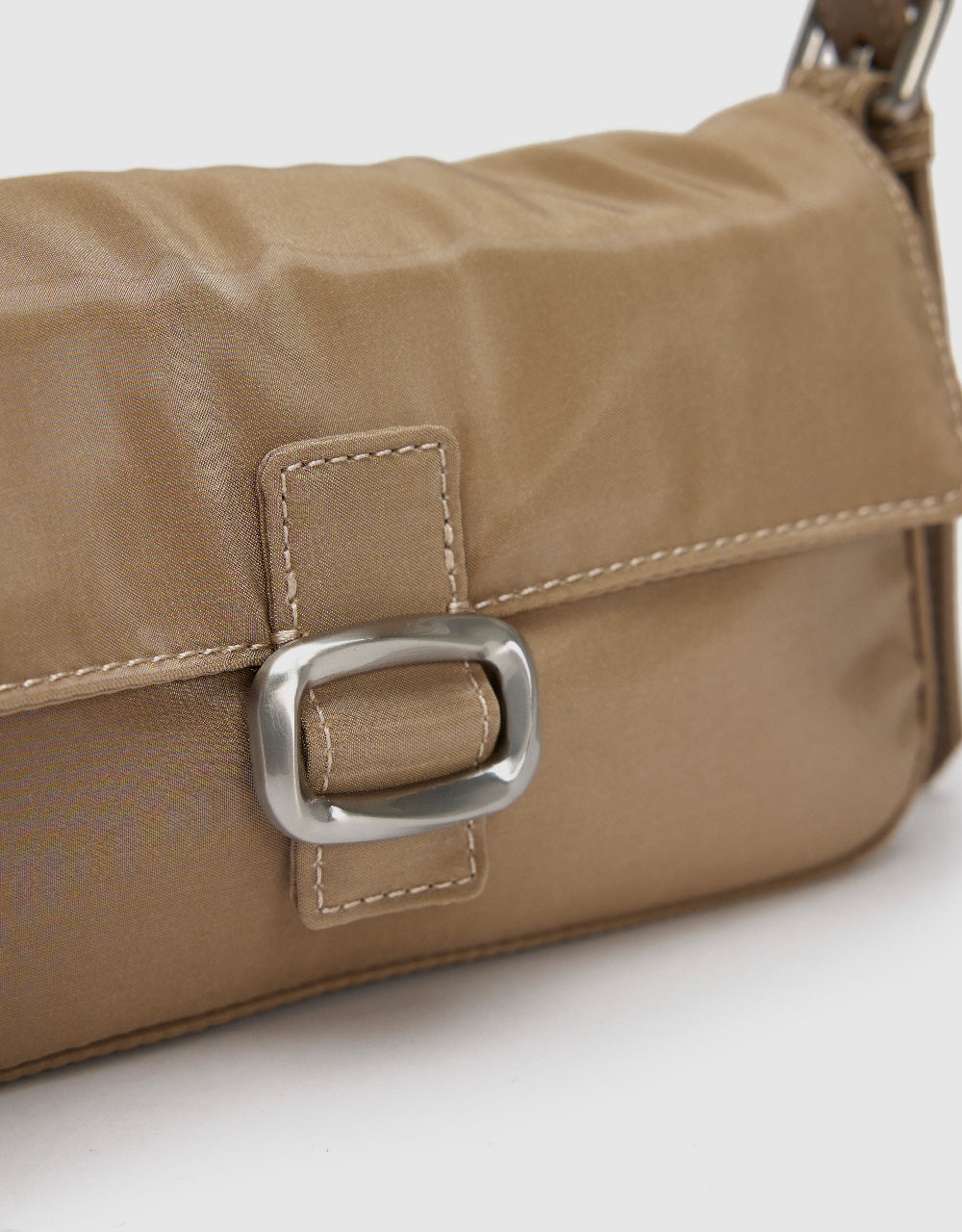 Buckled Shoulder Bag