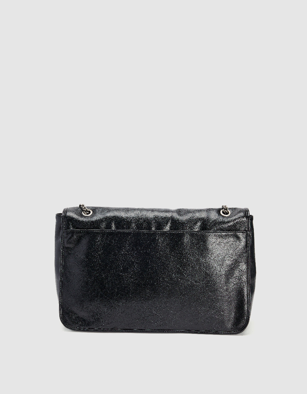 Chained Vegan Leather Shoulder Bag