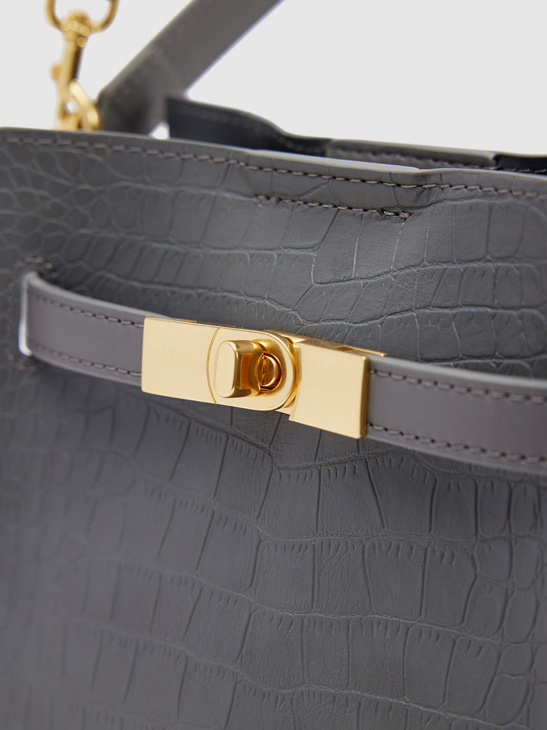 Croc Embossed Shoulder Bags