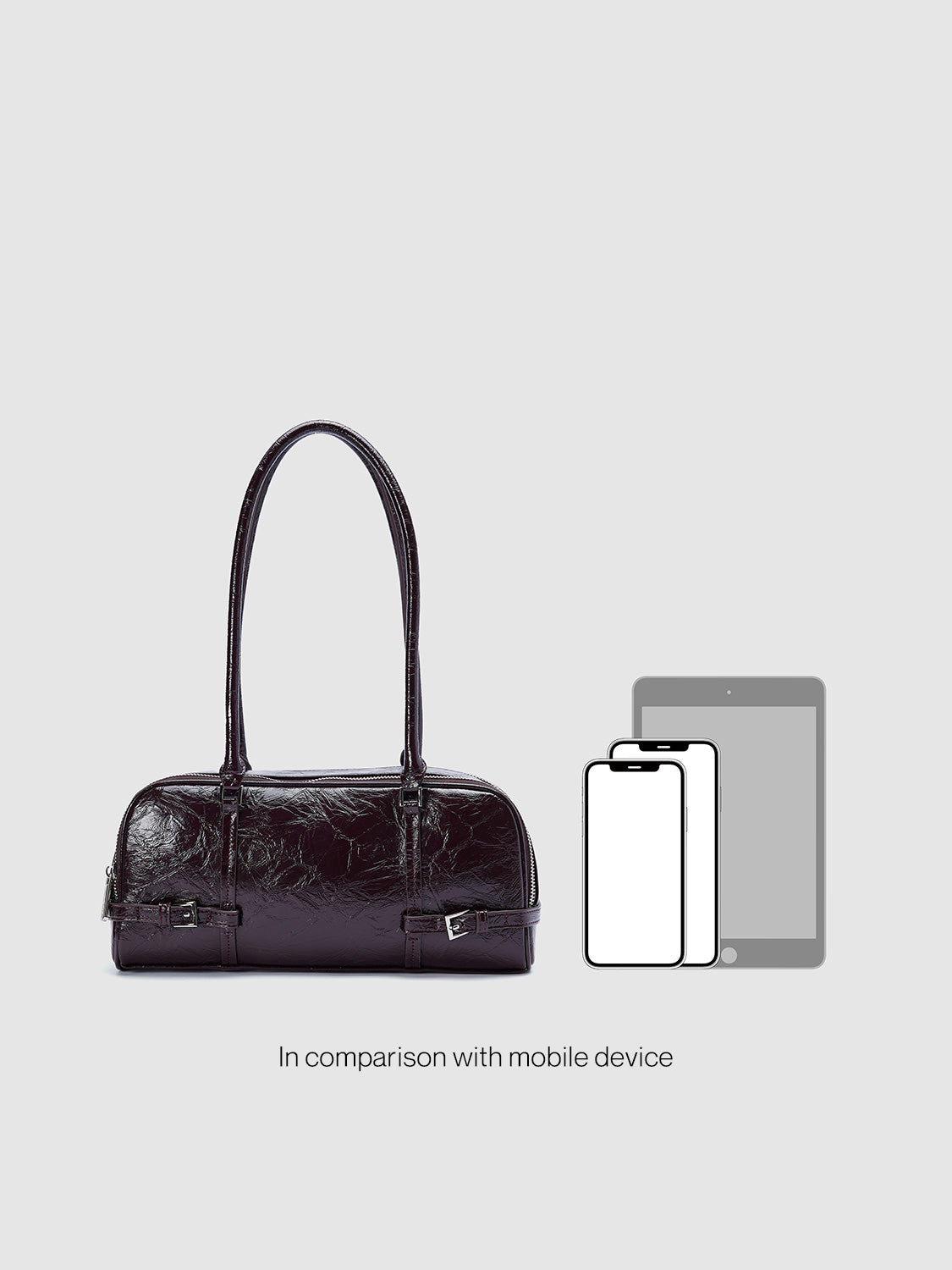 Vegan Leather Belt Shoulder Bags