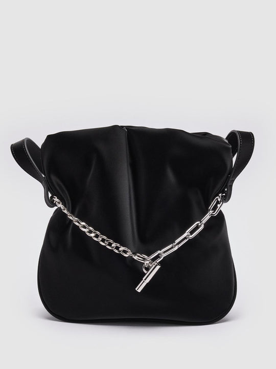 Chain Detail Pouch Shoulder Bags
