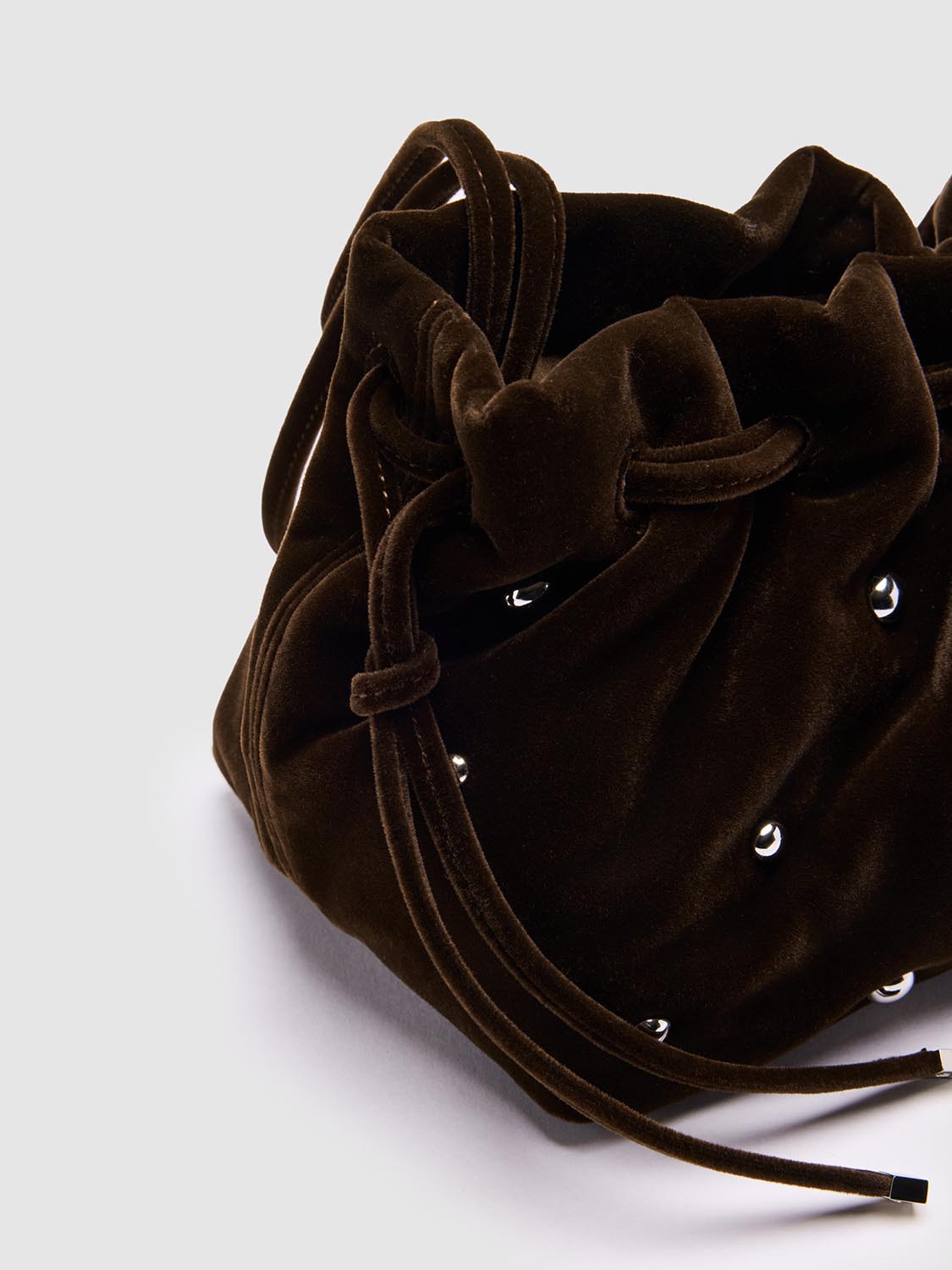 Beaded Drawstring Shoulder Bags