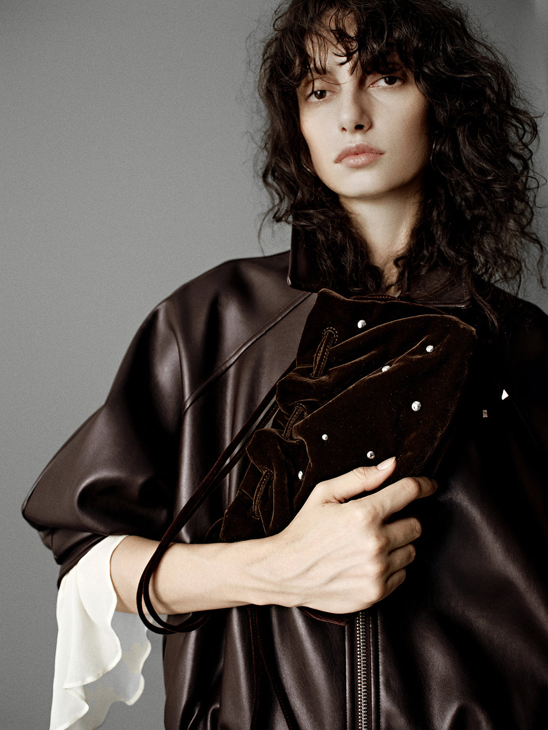 Beaded Drawstring Shoulder Bags