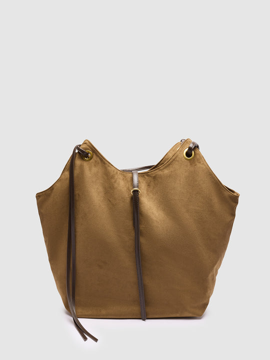 String Décor Large Shoulder Bag