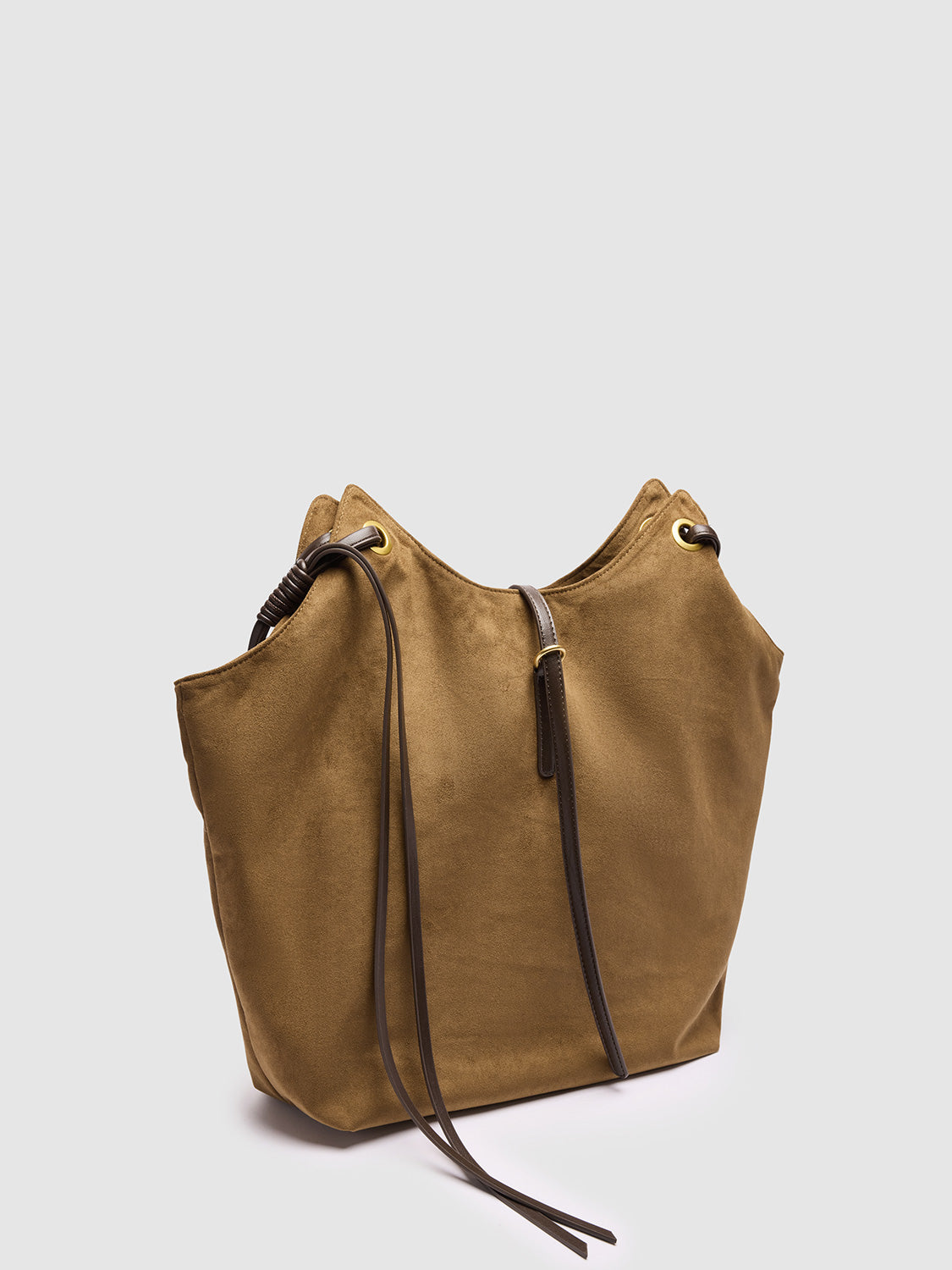 String Décor Large Shoulder Bag
