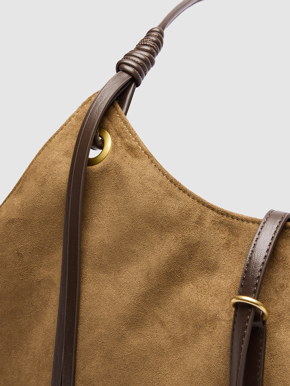 String Décor Large Shoulder Bag