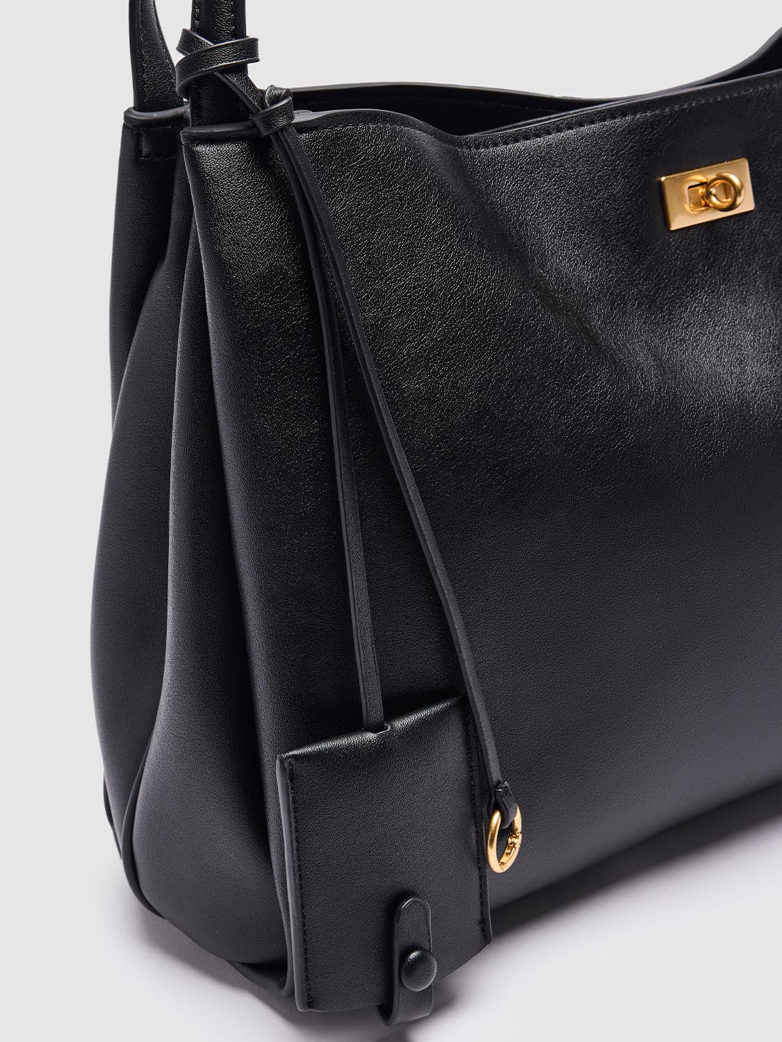 Vegan Leather Oversize Shoulder Bags